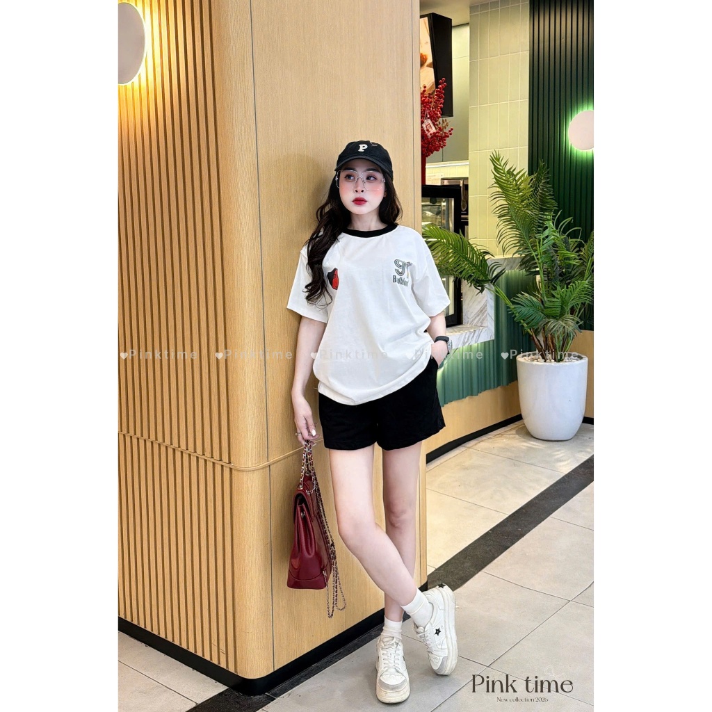 Set Bộ Nữ Phối Cổ In Ngực Form Rộng Chất Vải Cotton 4 Chiều Mềm Mịn, Thoáng Mát B91 | BigBuy360 - bigbuy360.vn