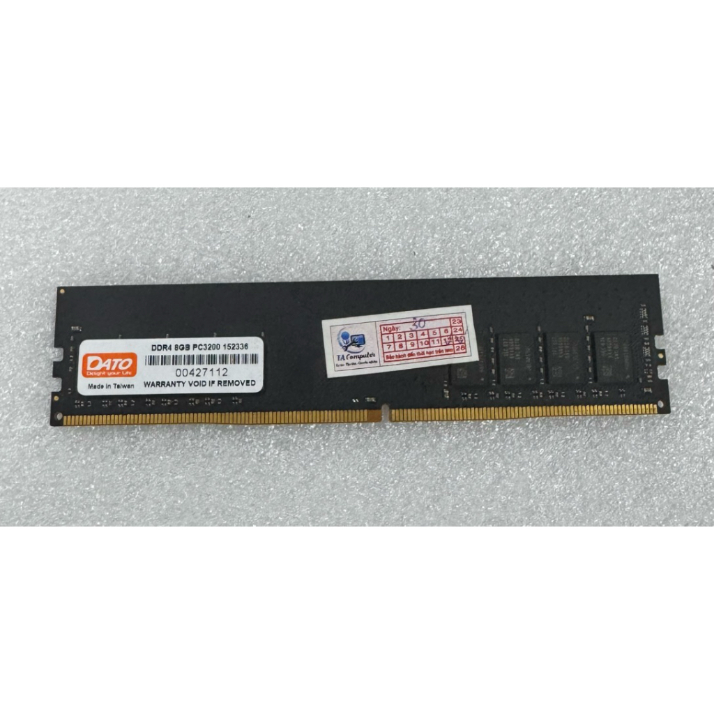 RAM Desktop OATO 8GB DDR4 3200MHz PC3200 – RAM Máy Tính Bàn 8GB DDR4 Bus 3200 Chính Hãng