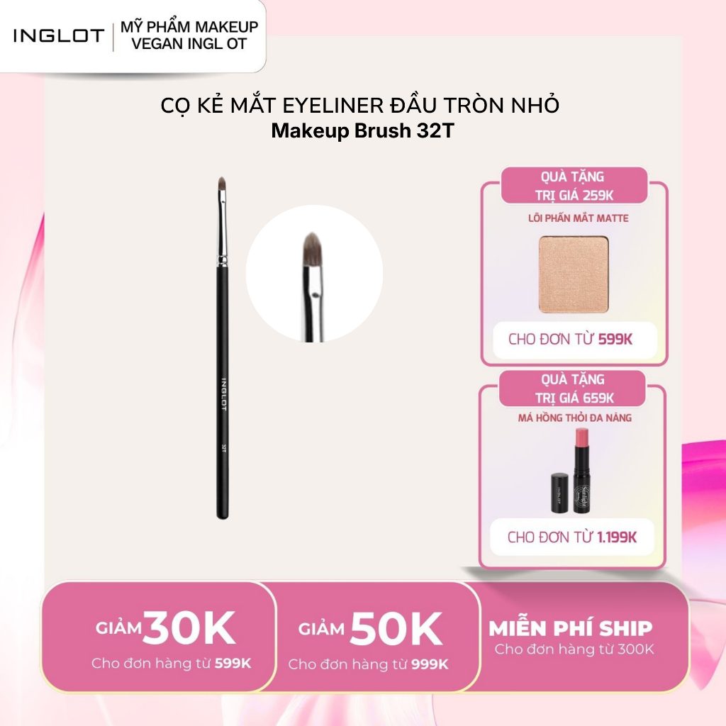 Cọ makeup cọ mắt Inglot Makeup Brush 32T Inglot