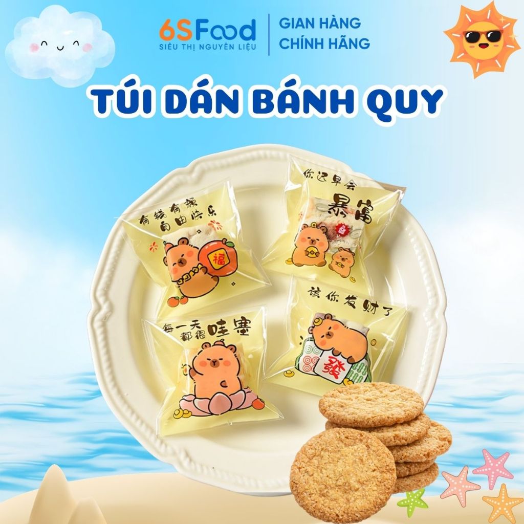 Túi Đựng Bánh Quy, Bánh Bông Tuyết siêu xinh, mẫu hot 2026 - 6SFOOD