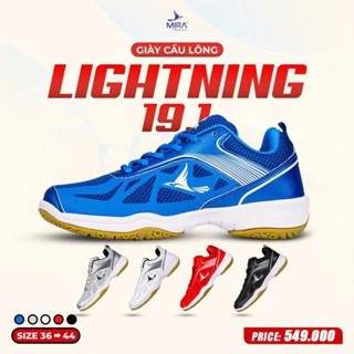 XẢ KHO SALE Giày Cầu Lông MIRA LIGHTNING 19.1 Chính Hãng – Giày Cầu Lông Nam Nữ Bám Sân Tăng 1 Size