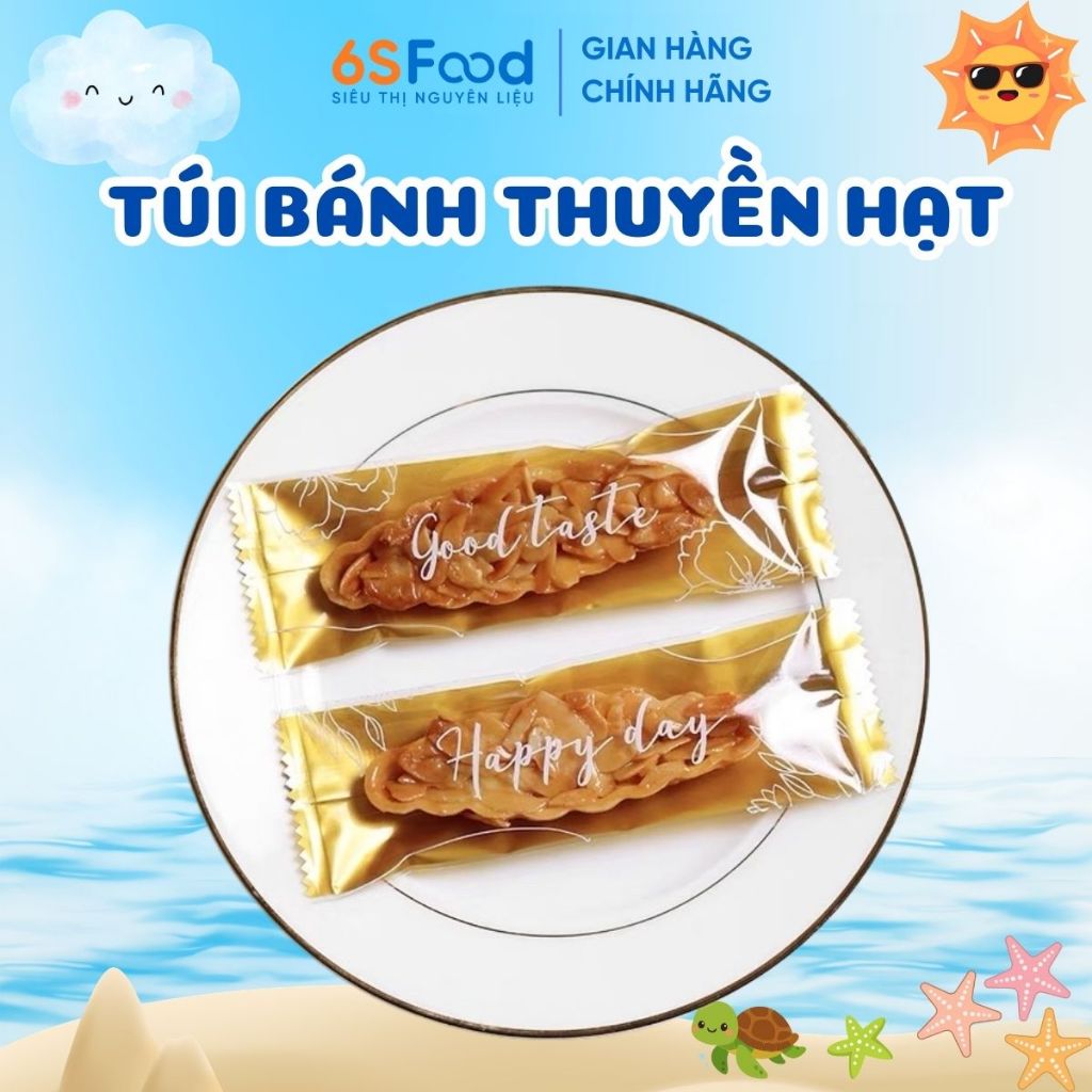 Túi Đựng Bánh Thuyền Hạt trong suốt, mẫu mã đơn giản sang trọng 2026 - 6SFOOD