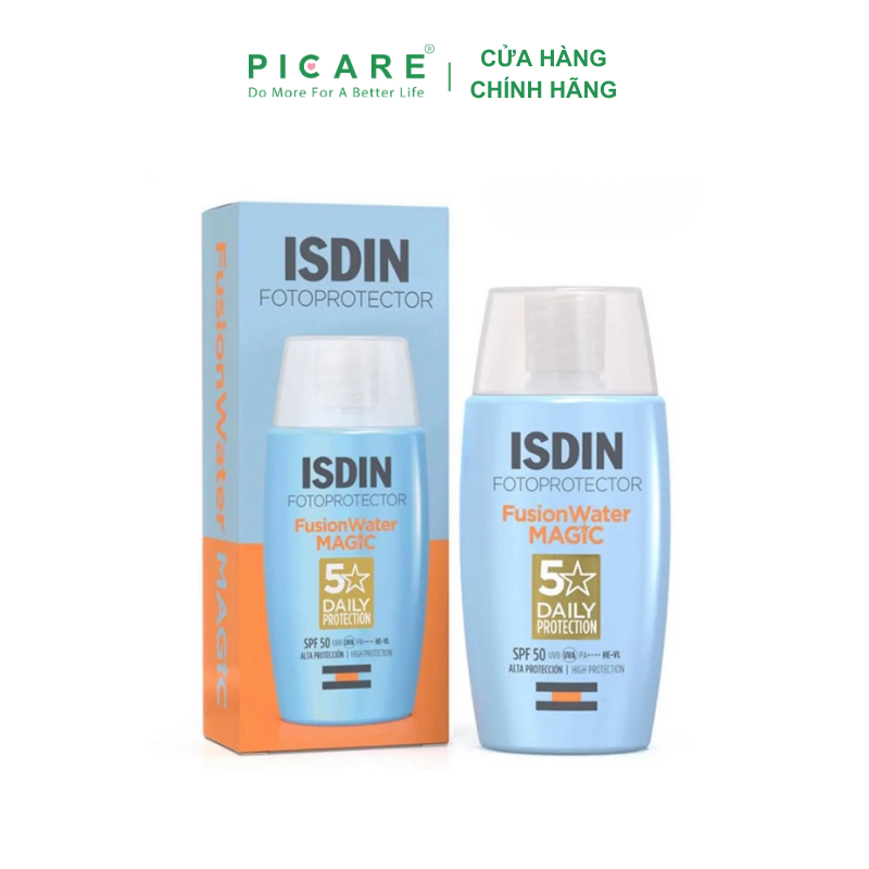 Sữa chống nắng kiểm soát dầu nhờn ISDIN Oil Control Fotoprotector Fusion Water Magic SPF50 50ml