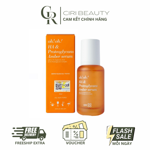 [ HÀNG CÔNG TY ] Tinh chất dưỡng OH OH HA & Proteoglycans Amber Serum