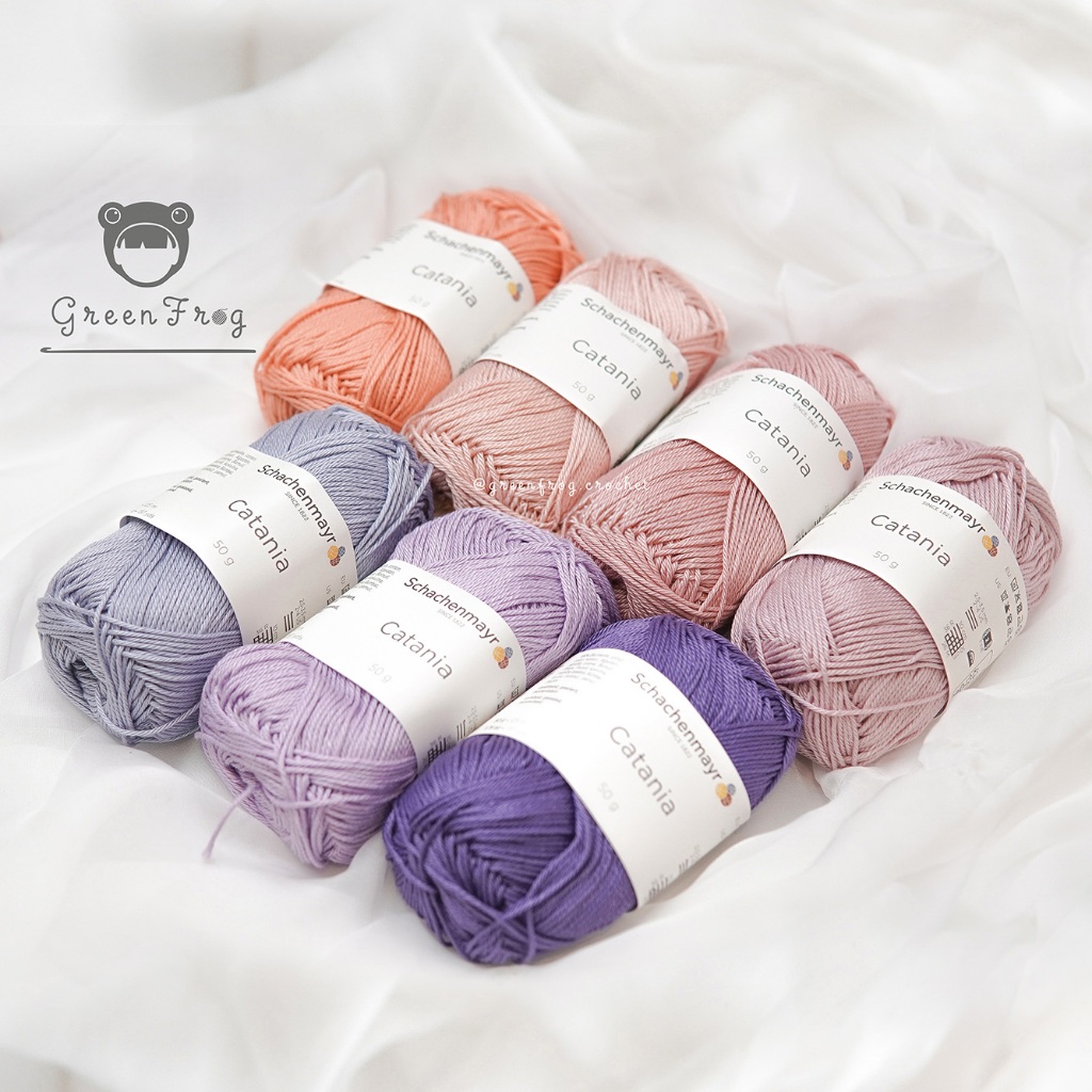 Sợi Catania 100% cotton mã màu 200-400