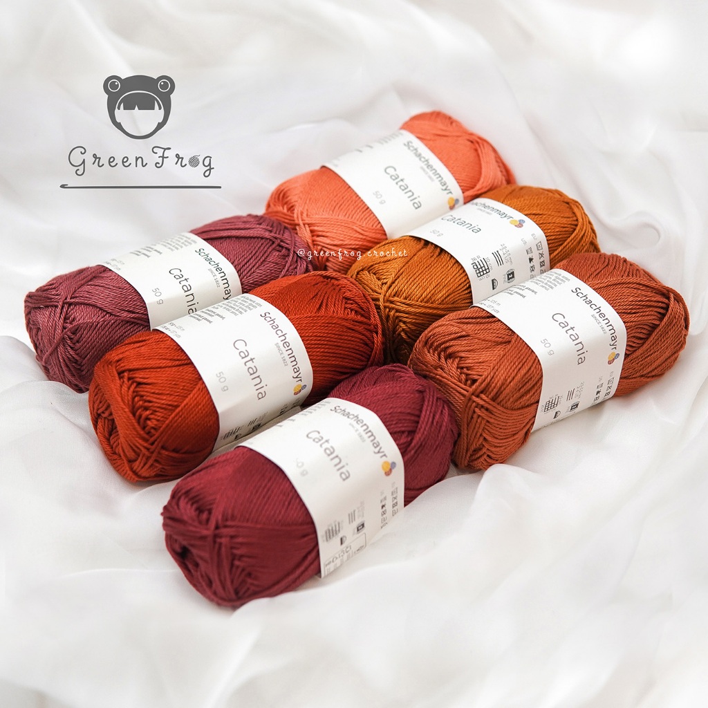 Sợi Catania 100% cotton mã màu 400-600