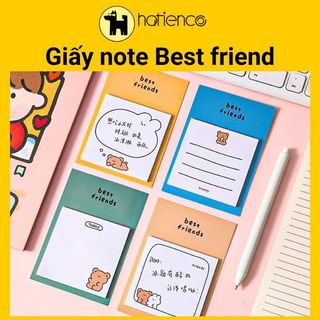 Combo 10 Giấy note, giấy ghi chú hình thú dễ thương