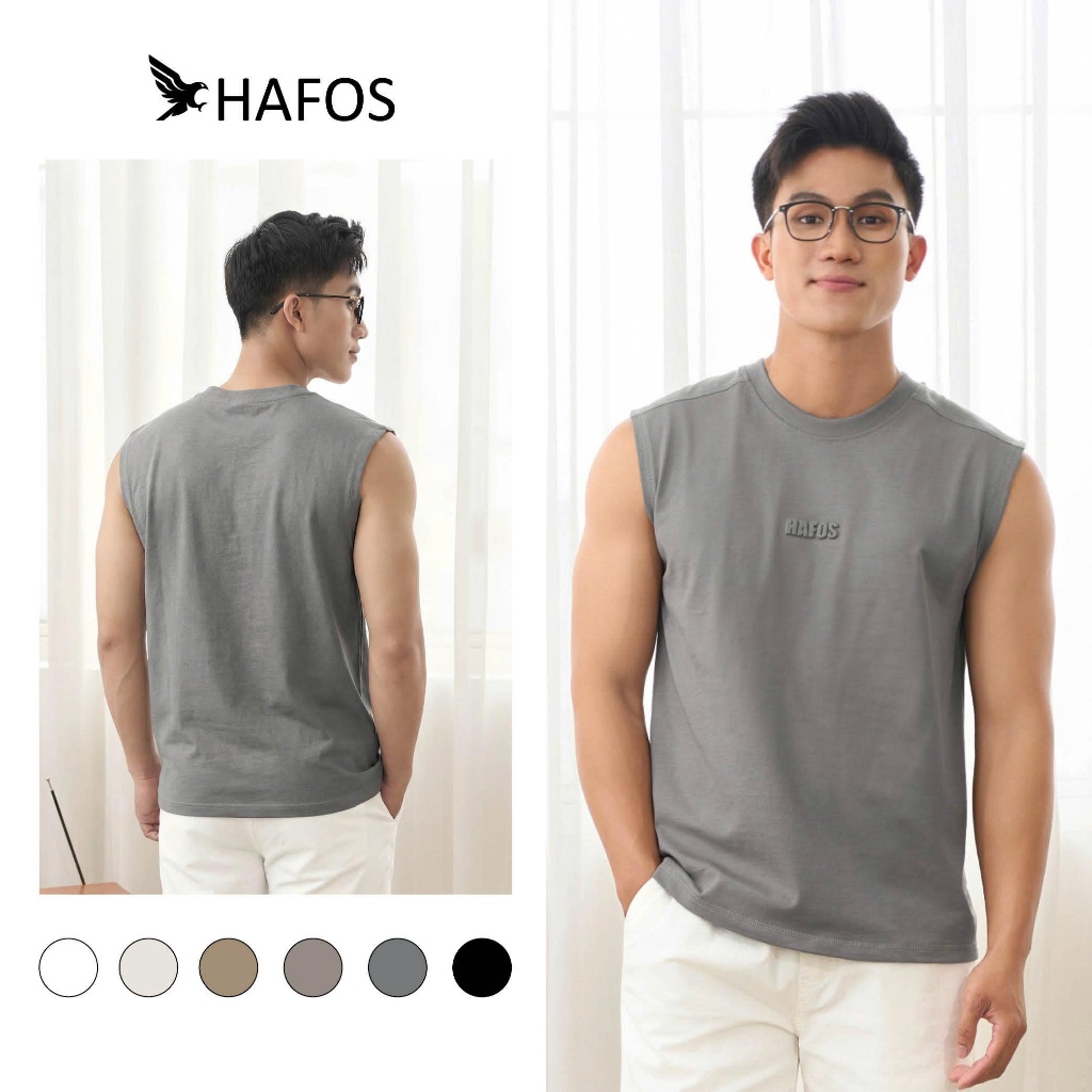 Áo tanktop nam co giãn thấm hút, áo ba lỗ tập gym nam thoáng mát, chất vải cotton 100% form dáng thể thao khỏe khoắn