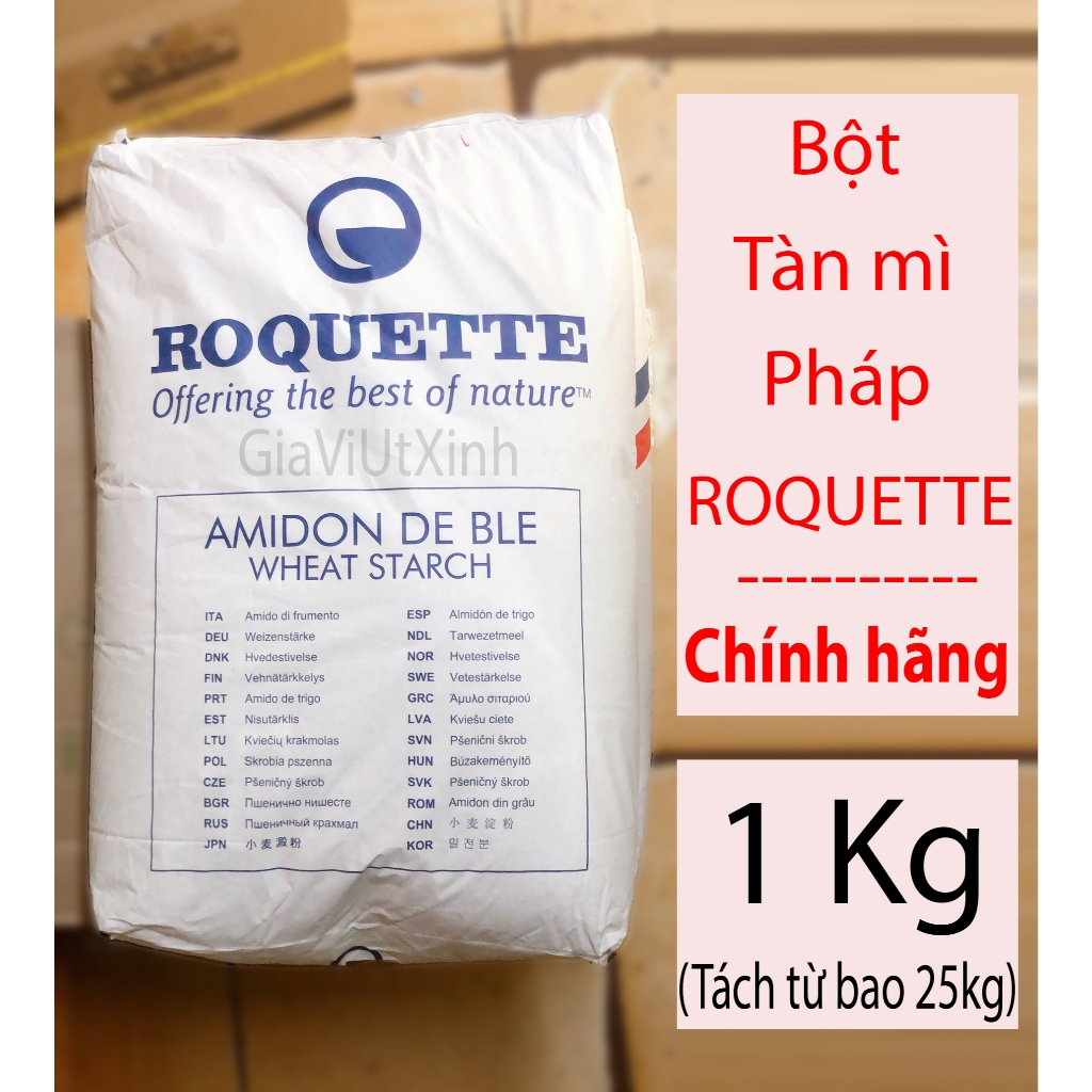 BỘT TÀN MÌ PHÁP ROQUETTE 2KG - FRANCE VITAL WHEAT GLUTEN STARCH