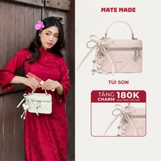 [BST TẾT] - Túi Khánh Huyền - Túi Xách Tay Son MATE MADE Size 17 - BST TẾT 2026 - Túi May Mắn Mang Tài Lộc