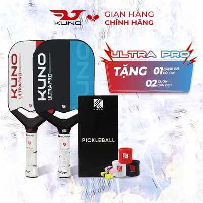 Vợt Pickleball KUNO UltraPro Chính Hãng, Carbon Fiber T700 Cao Cấp, Công Nghệ Tiên Tiến, Tấn Công Mạnh Mẽ