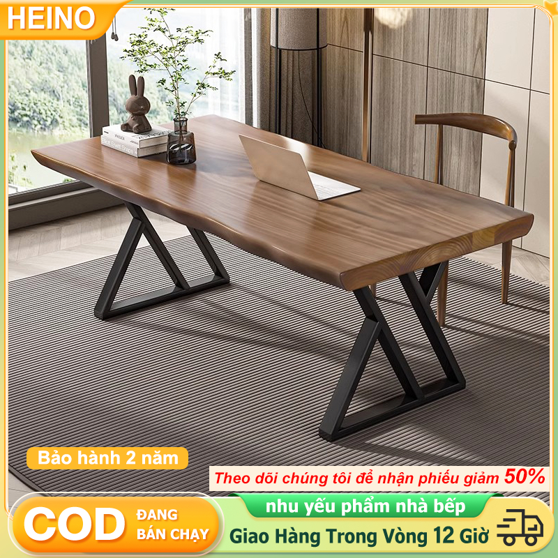 Dài 1m6 Bàn Làm Việc Đa Năng Thiết Kế Hiện Đại Khung Thép Lớn Mặt Gỗ Dày 30mm Khung Sắt Chống Ghỉ | BigBuy360 - bigbuy360.vn