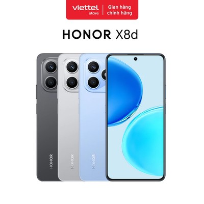 Điện Thoại Honor X8d 8GB +128GB | Màn Hình 6.77" | Camera 108MP | Snapdragon 6s Gen 2 | Pin 7000mAh