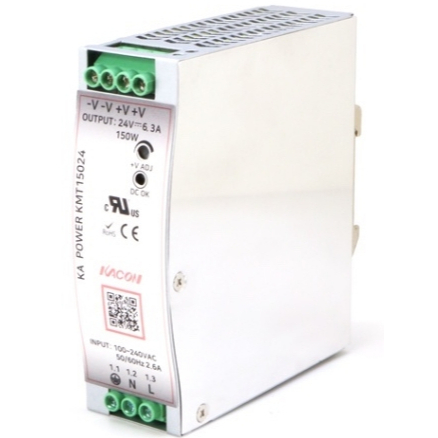 Nguồn Xung DIN-Rail SMPS KACON KMT150 24/48VDC