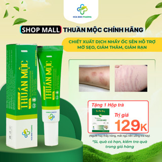 Kem dược liệu Thuần Mộc xanh hỗ trợ giảm sẹo, mờ thâm