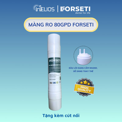 Màng RO Forseti đúc cắm nhanh công suất 80GPD đúc cắm nhanh nhập khẩu Hàn Quốc loại bỏ 99,99% vi khẩn, vi rút,...