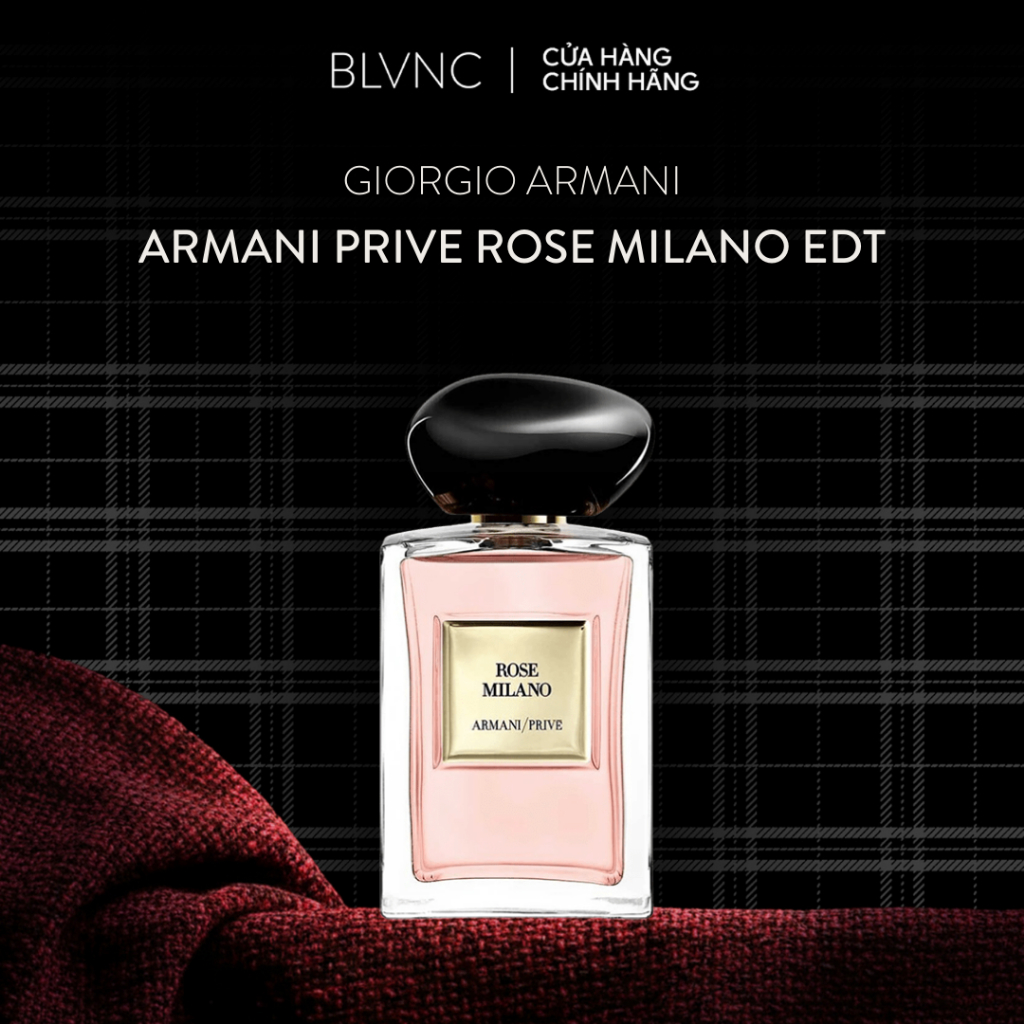 [BLANC] Nước hoa nữ Gi-org-io Arm-ani Arm ani Prive Rose Milano EDT 100ml