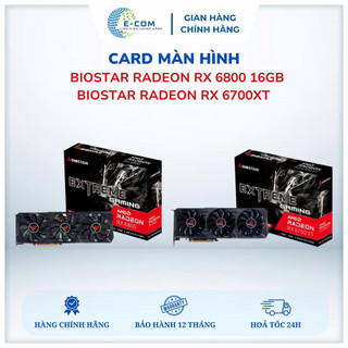 [SP FULL VAT] Card màn hình VGA BIOSTAR Radeon RX 6800 16GB - 6700 12GB New - Lướt