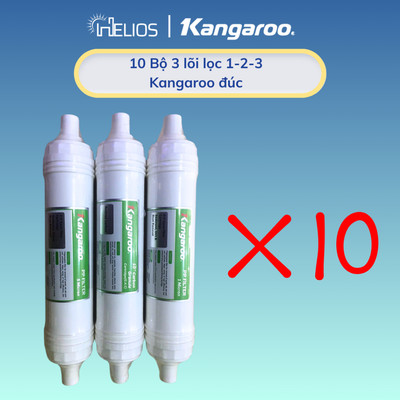 Sỉ 5 bộ, 10 bộ lõi lọc thô 123 Kangaroo đúc (HK) dùng cho máy KG10A4VTU, KG100HK, KG100HI, KGHP66,....