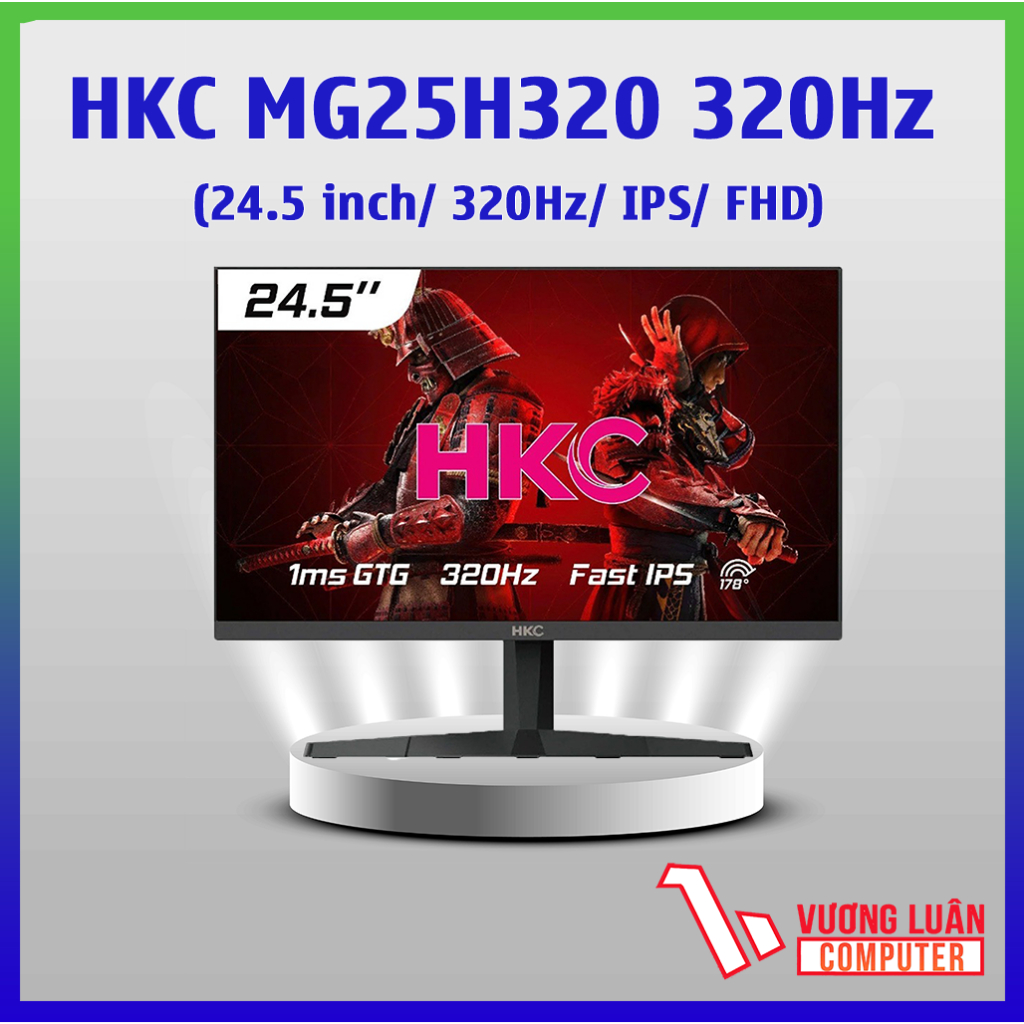 Màn hình Gaming 320Hz HKC MG25H320 Fast IPS 1ms GtG -Hàng Chính Hãng