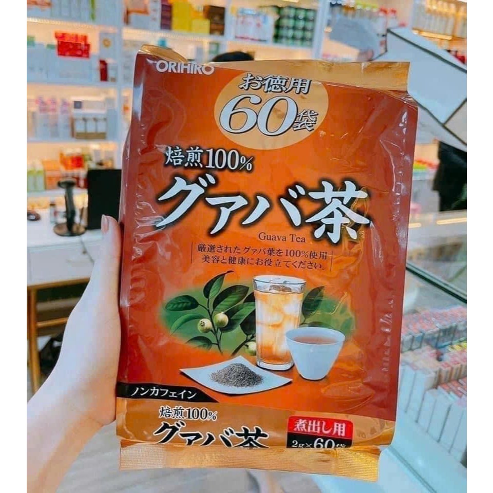 Trà Ổi  Guava Tea  Orihiro 60 gói Nhật Bản