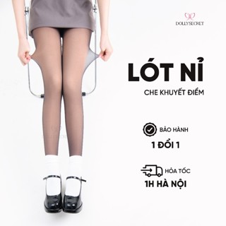 Quần Tất Da Chân 100D 2 Lớp Che Khuyết Điểm Mùa Đông DOLLY SECRET Giữ Ấm Siêu Dai T40