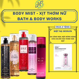 Xịt thơm Body Mist Mỹ Bath and Body Works 236ml - Xịt toàn thân, hương nước hoa, chính hãng Mỹ lưu hương Body Nữ