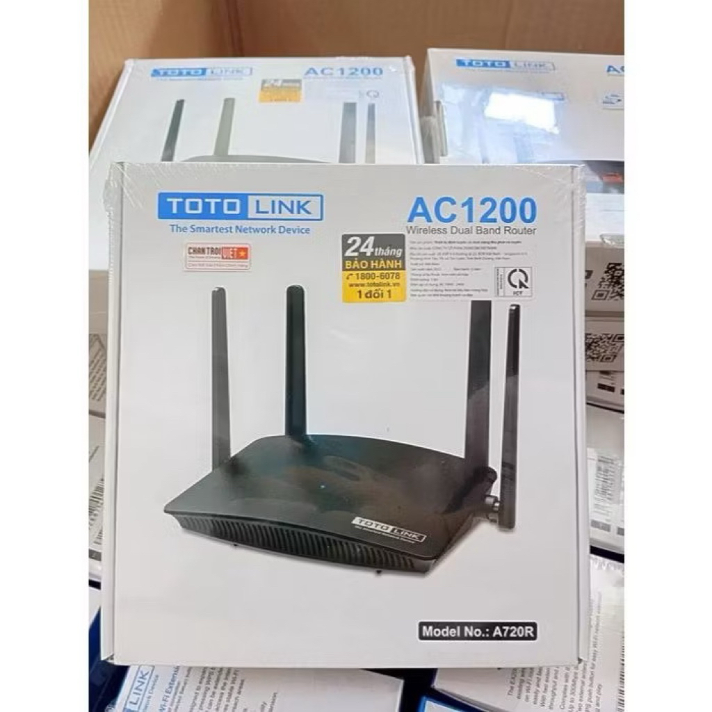 Bộ phát wifi Totolink A720R - Router băng tần kép AC1200 - Hàng đã qua sử dụng còn tốt như mới