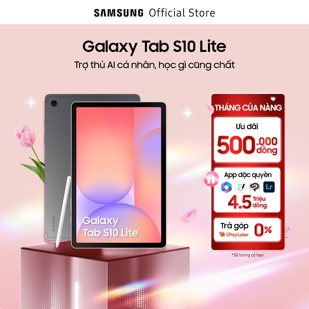 Máy Tính Bảng Samsung Tab S10 Lite 6GB/128GB