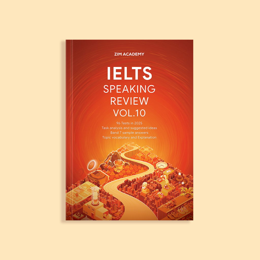 Sách IELTS Speaking Review Vol 10 - Tổng hợp và giải đề thi IELTS Speaking 2025