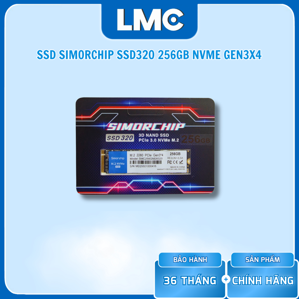 SSD SIMORCHIP SSD320 256GB NVME GEN3X4