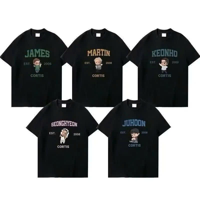 áo cortis , áo chipi cortis - áo phông cortis tên thành viên Martin James Juhoon Seonghyeon Keonho