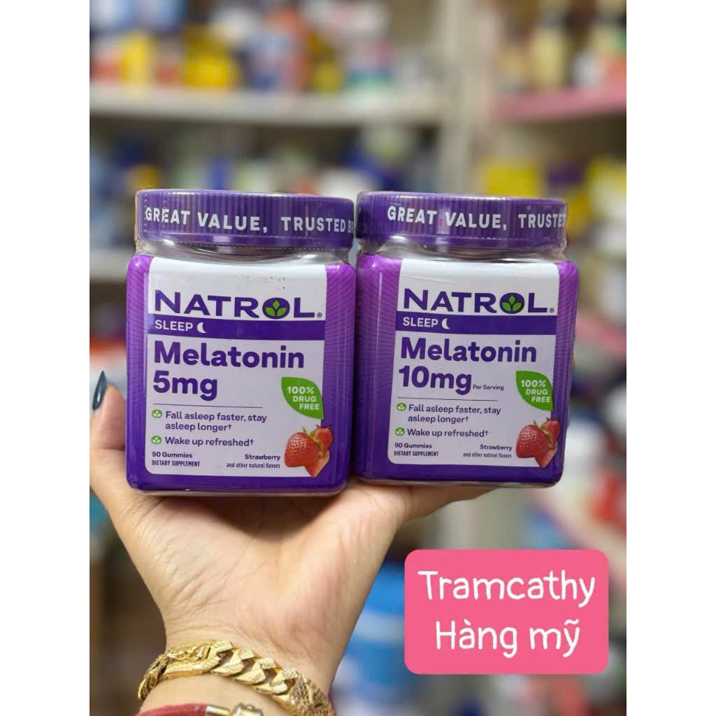 Natrol Melatonin 10mg-Keọ giúp ngủ ngon