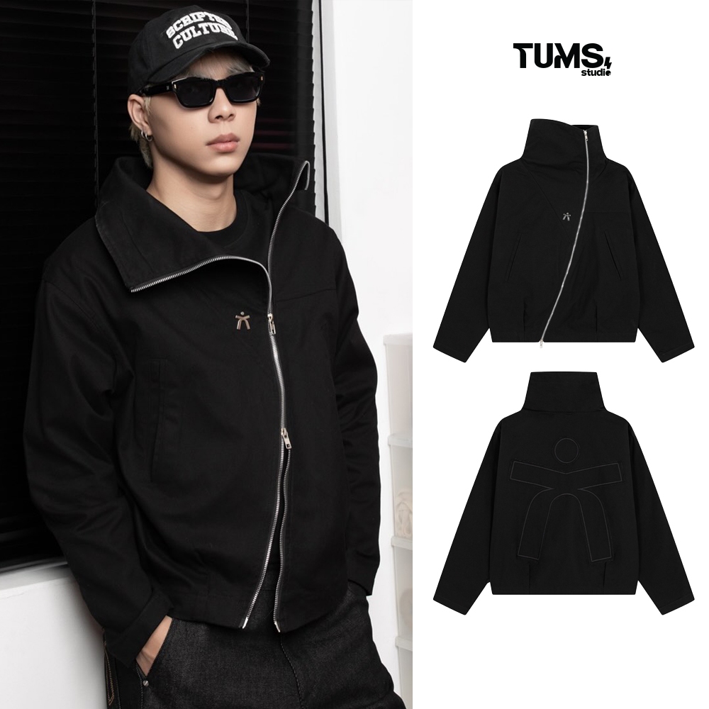 ÁO KHOÁC | TUMS CROSS JACKET DÂY KÉO CHÉO 2 ĐẦU VẢI CANVAS