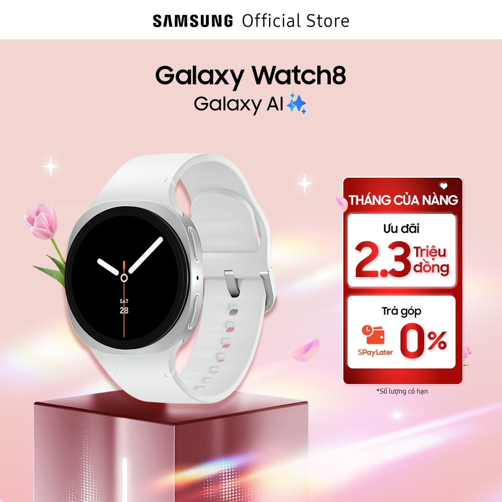 Đồng hồ thông minh Samsung Galaxy Watch8, Galaxy AI | BigBuy360 - bigbuy360.vn