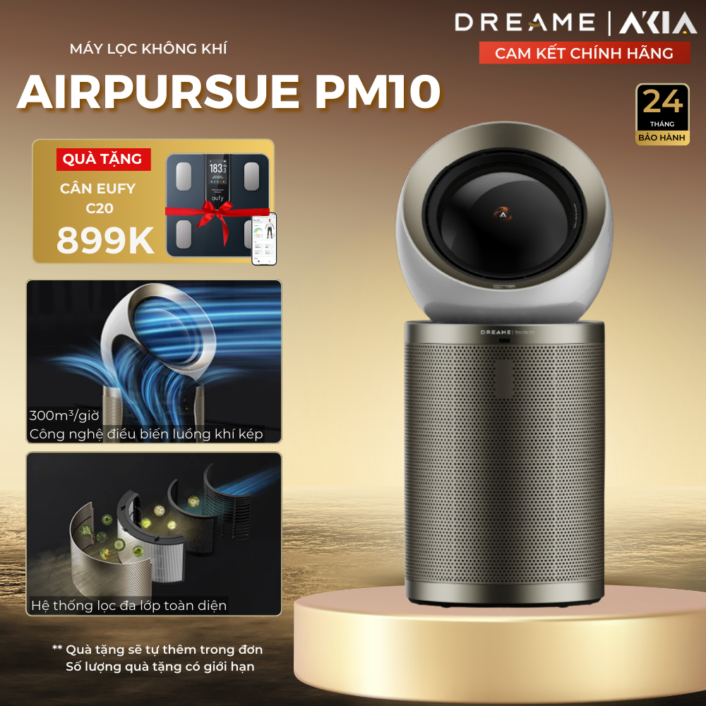 Máy lọc không khí Dreame AirPursue PM10/ PM20 - Bảo Hành 24 Tháng