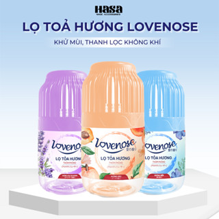 Lọ tỏa hương Lovenose hương thơm tự nhiên dễ chịu khử mùi sáp thơm phòng thế hệ mới 45 ngày - 180ml