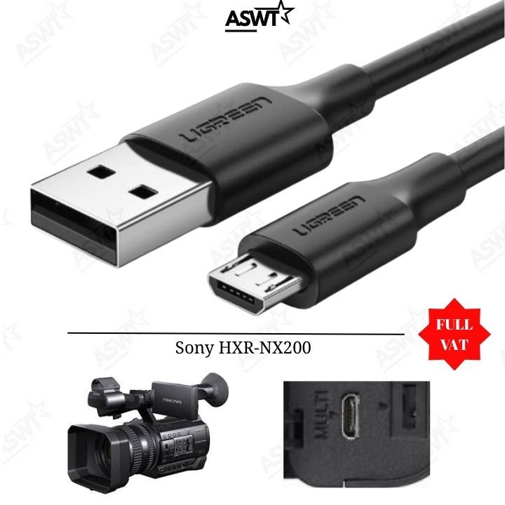 Cáp USB cho máy quay Sony HXR-NX200 HXR NX200 kết nối máy tính truyền dữ liệu - FULL VÁT
