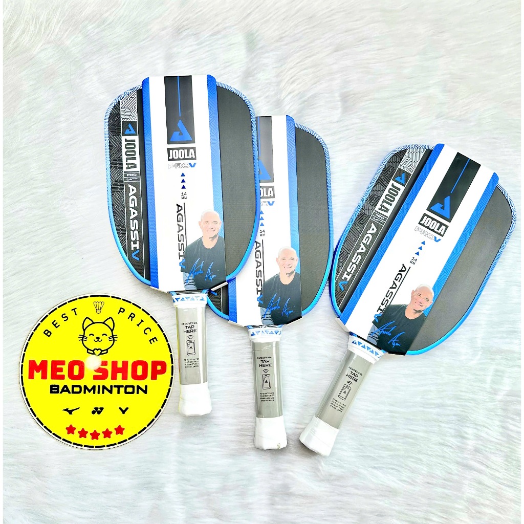 Vợt Pickleball Joola Agassi Pro V Andre Agassi Royal Blue 14mm