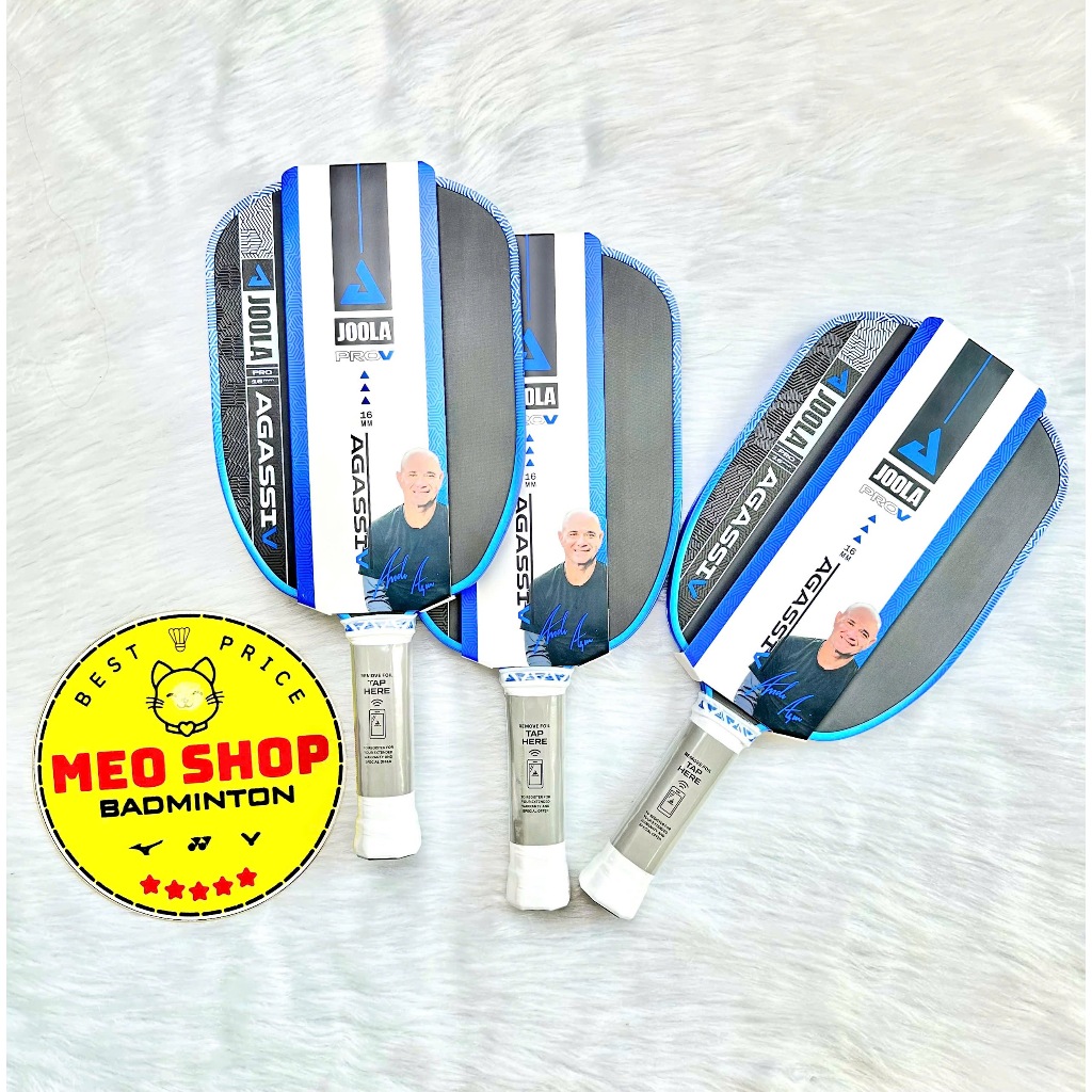 Vợt Pickleball Joola Agassi Pro V Andre Agassi Royal Blue 16mm