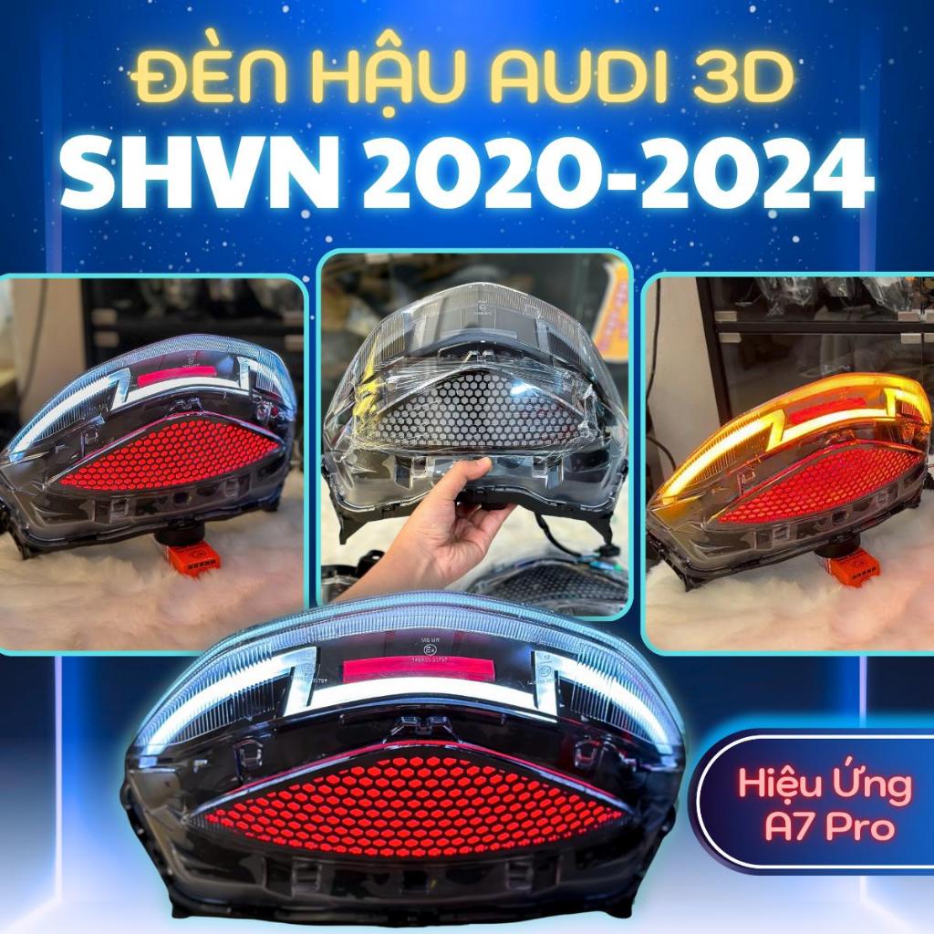 Đèn Hậu Audi 3D Batman A7 Pro Cho SHVN 2020-2024, Hiệu Ứng Ánh Sáng Nổi Bật Lắp Đặt Dễ Dàng