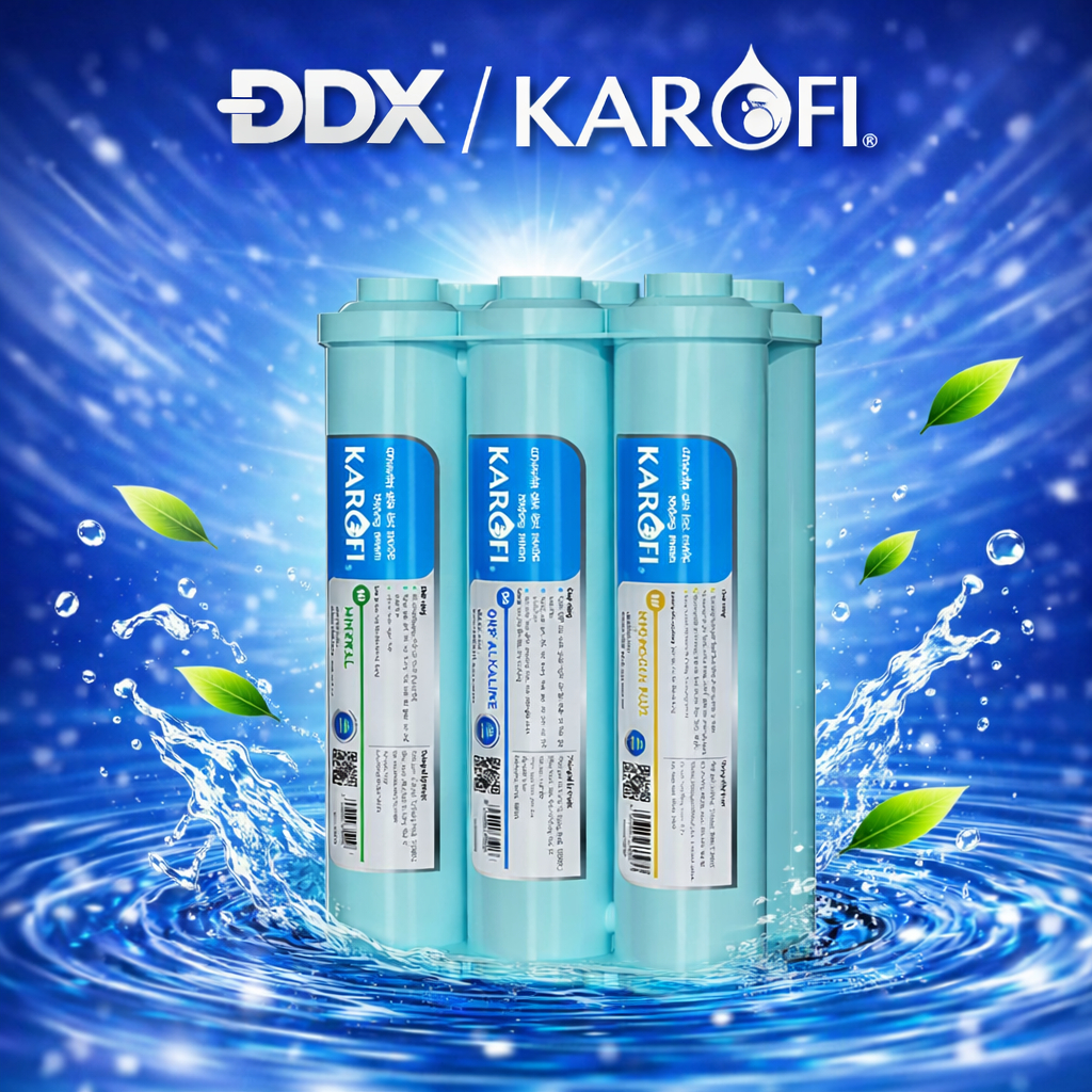 Cụm 6 lõi lọc chức năng Smax hiệu suất cao HP 6.2 Karofi lắp cho máy KAQ-U05, KAQ-U95, KAQ-O07, ERO1