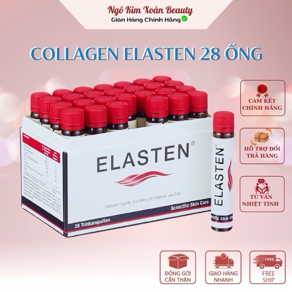Collagen Elasten 28 Ống Chính Hãng Nhập Khẩu Đức