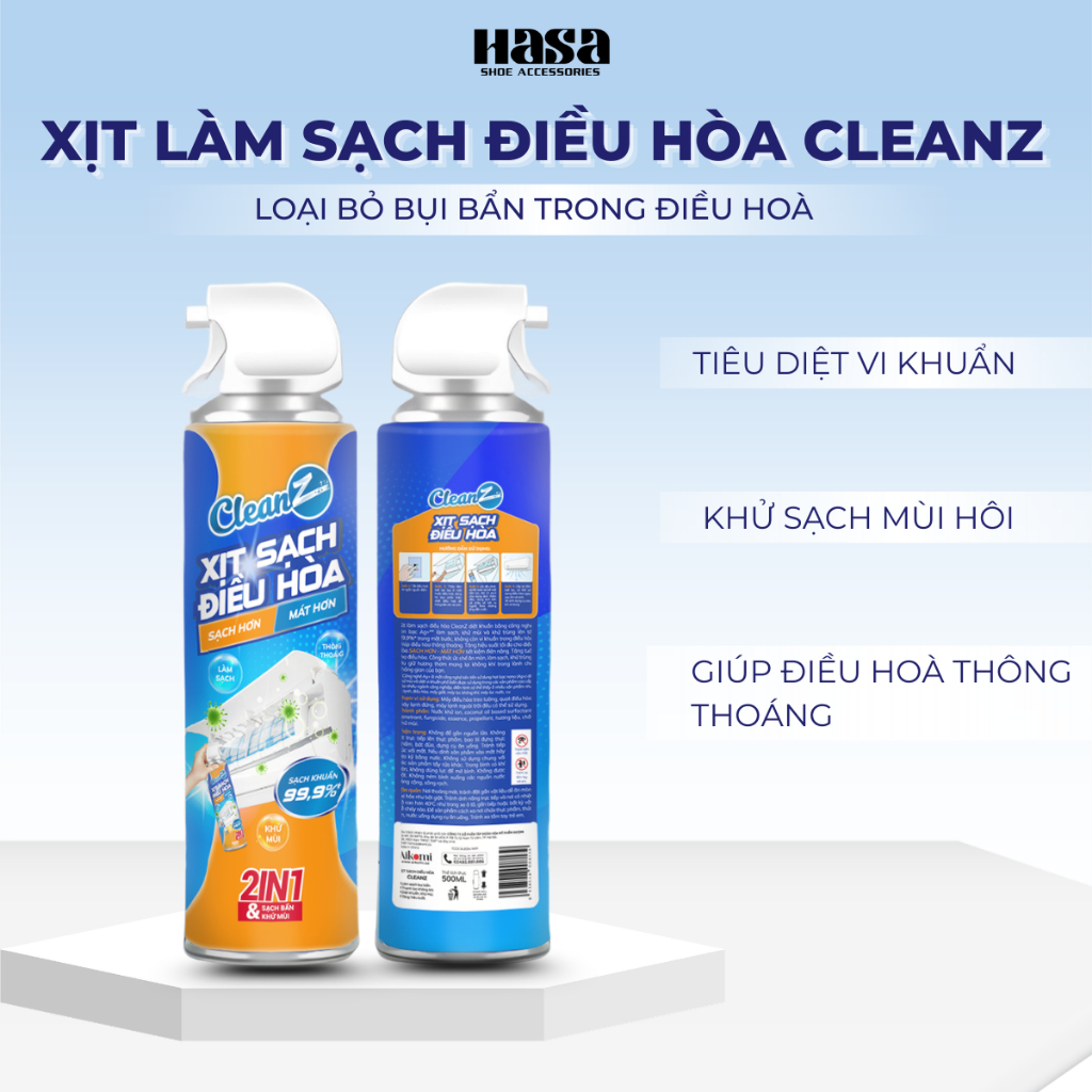 Xịt làm sạch điều hòa Cleanz