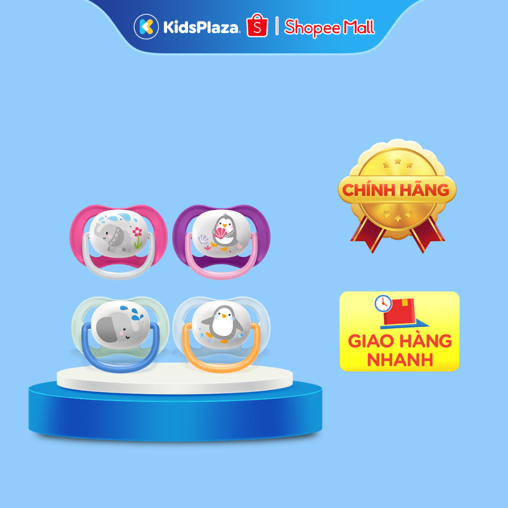 Ty ngậm thông khí lime Philips Avent vỉ đôi