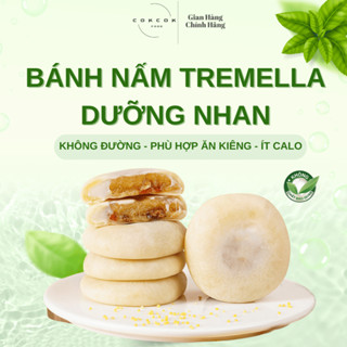 BÁNH NẤM TREMELLA Dưỡng Nhan CokCokFood - Bánh Healthy, Không Đường, Ít Calo, Mềm Dẻo, Phù Hợp Ăn Kiêng