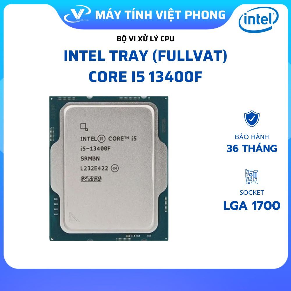 [FULL VAT] CPU INTEL CORE I5 13400F HÀNG TRAY KO FAN - FULL VAT