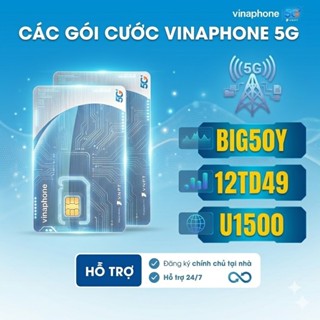 Sim 5G Vinaphone : U1500, 12TD49, Big50Y – Data Tốc Độ Cao, Mạng khỏe - Tạp Hóa Sim