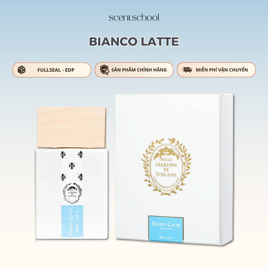Nước hoa Fullseal Bianco Latte | Nước hoa Nữ | Scent.school Perfume