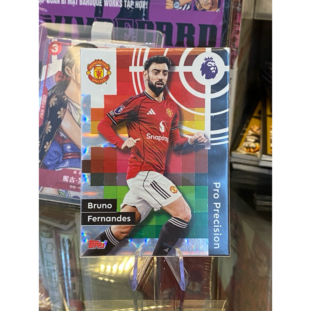 [CẦU THỦ XUẤT SẮC NHẤT EPL 2026] Thẻ Cầu Thủ Bruno Fernandes Topps EPL 2026 Manchester United Pro Pr